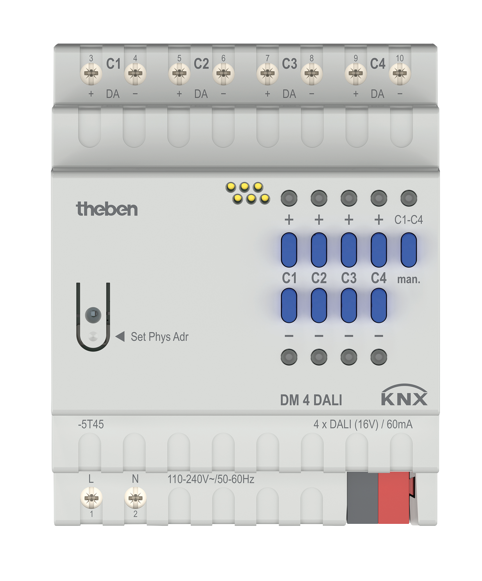 DM 4 DALI KNX | Systemgeräte | KNX | Haus- und Gebäudeautomation | Theben